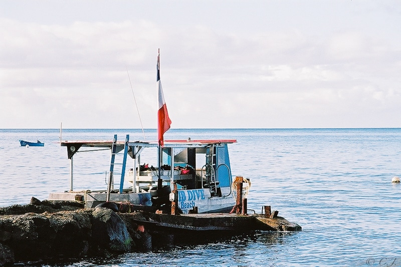 Bateau de plongée île de la Dominique
